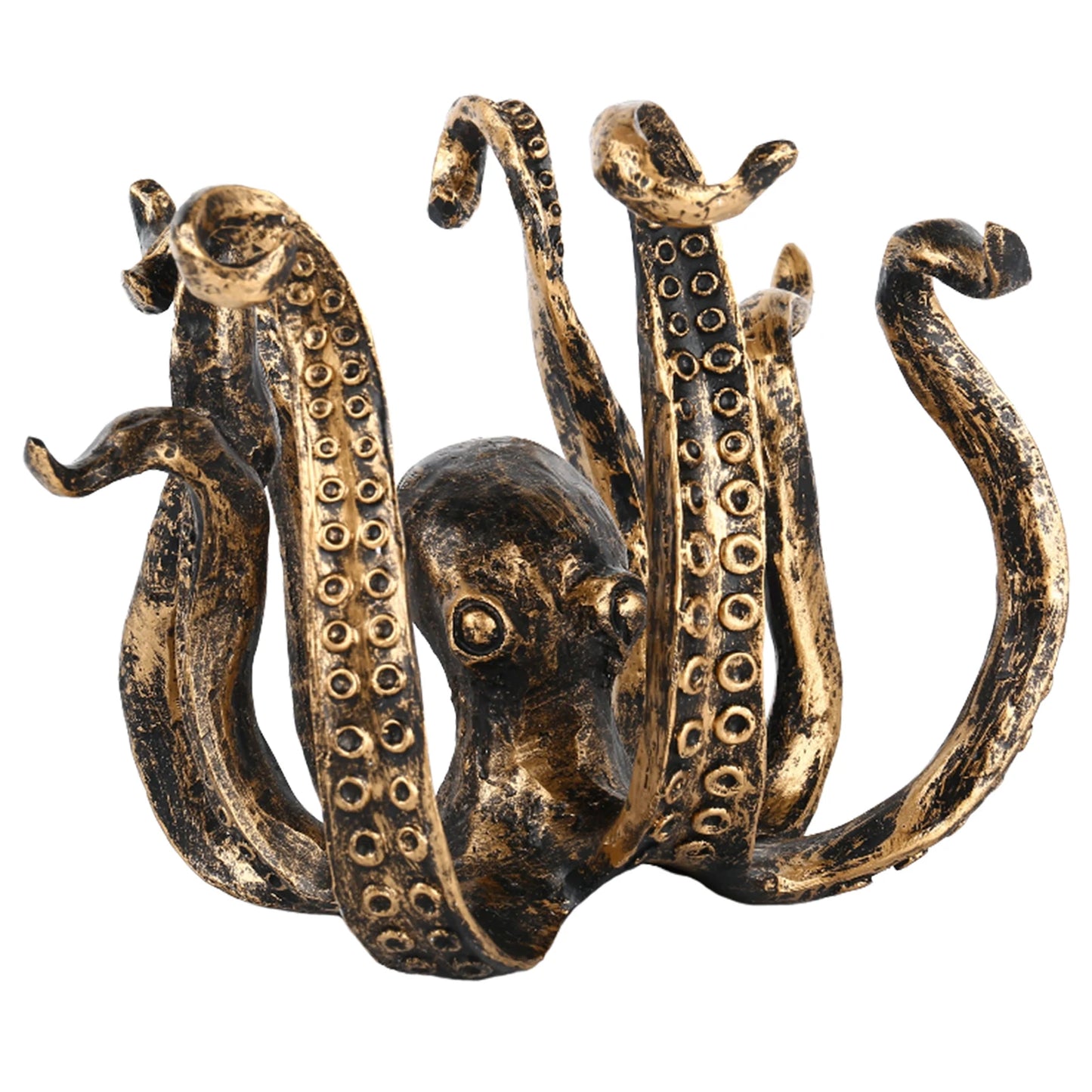 Octopus Cup Holder Resin Tabletop Decor Eight Arms Organizer