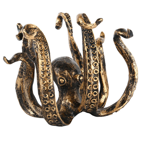 Octopus Cup Holder Resin Tabletop Decor Eight Arms Organizer