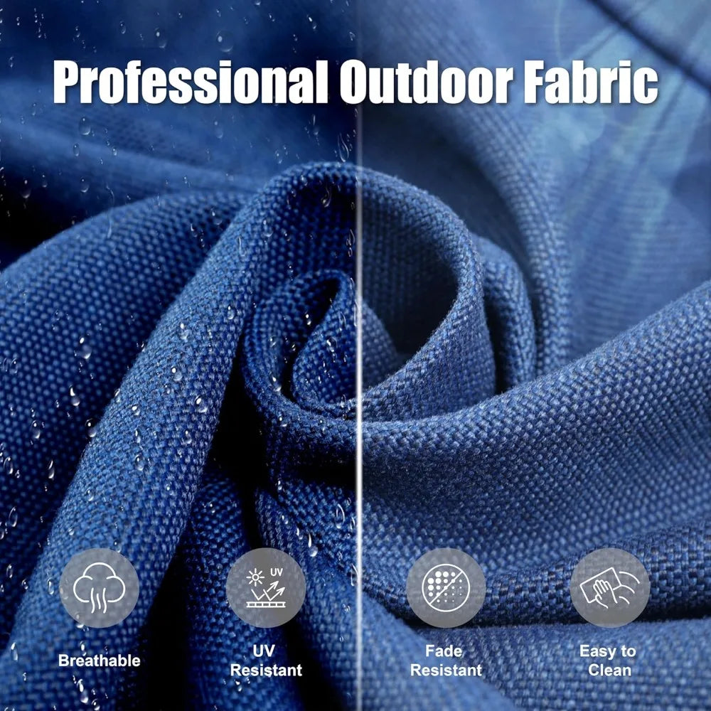 Wicker Swivel Rocker Patio Chairs Set Of 2 All Weather