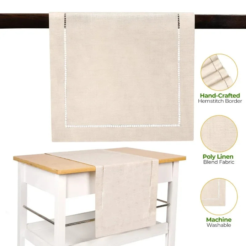 Linen Table Runner 13 X 72 Inches For Dining Wedding Decor